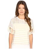 See By Chloe - Jersey Fringe Blouse