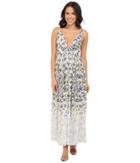 Brigitte Bailey - Ailsa Deep-v Floral Print Maxi Dress