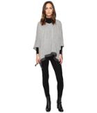 Atm Anthony Thomas Melillo - Poncho W/ Blanket Stitch