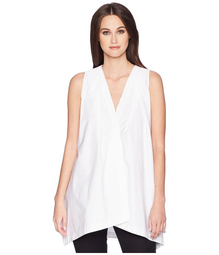 Jil Sander Navy - Sleeveless Cotton Top