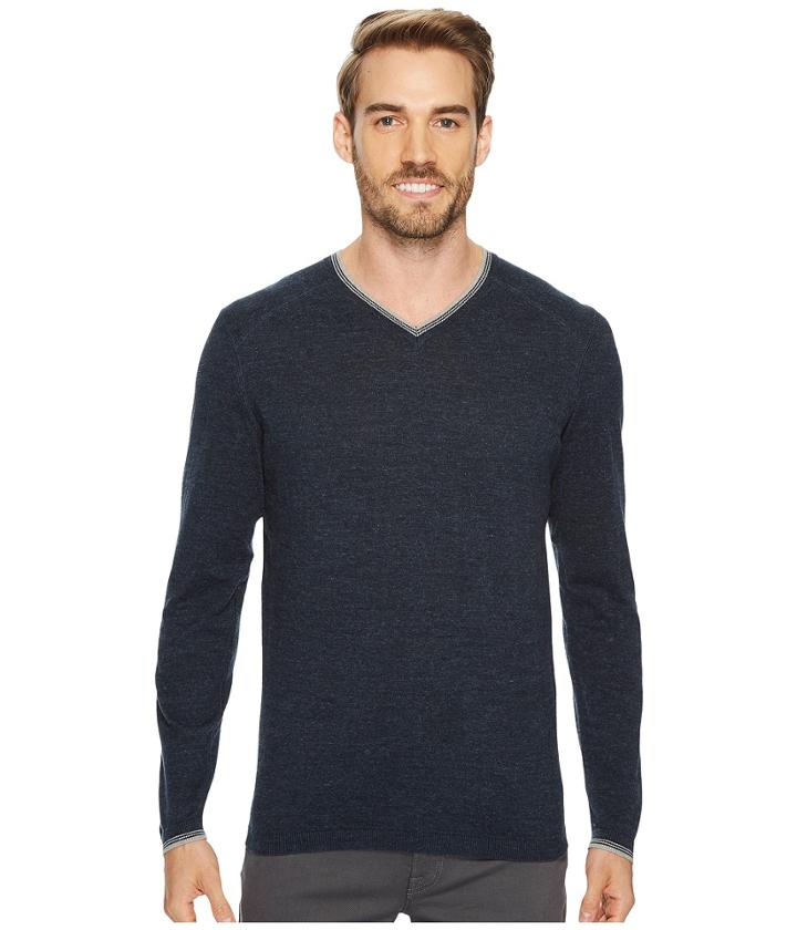 Agave Denim - Fin Long Sleeve V-neck 14gg Sweater