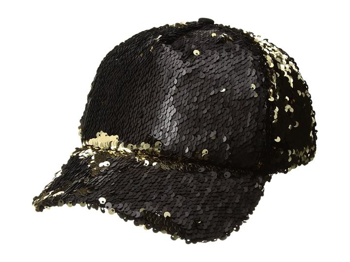 Steve Madden - Double Take Flip Sequin Baseball Cap