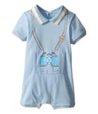 Little Marc Jacobs - Jersey Overall Bodysuit With Illustration In Front
