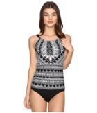 Jantzen - Dahlia's Garden High Neck One-piece