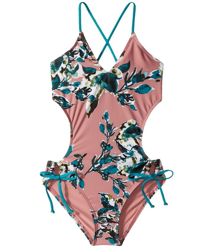 Splendid Littles - Watercolor Floral One-piece
