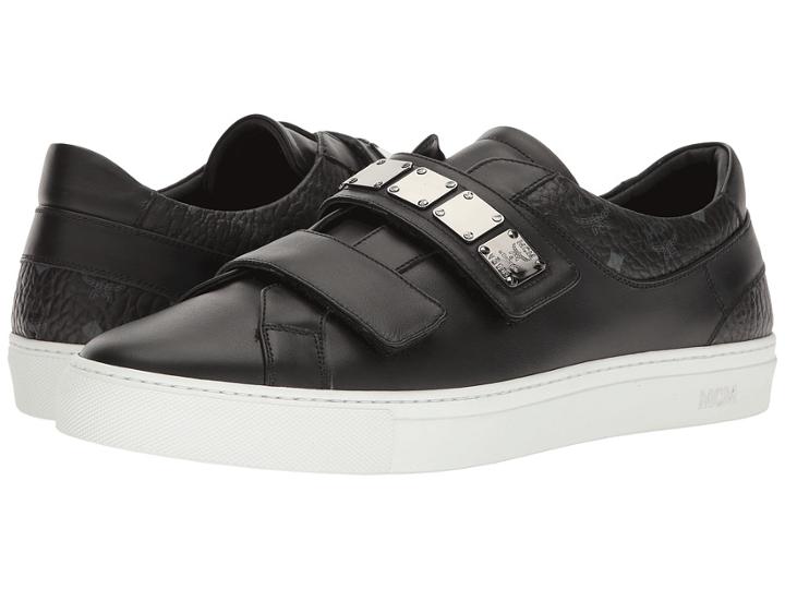 Mcm - Low Top Sneaker W/ Brass Plate Detail
