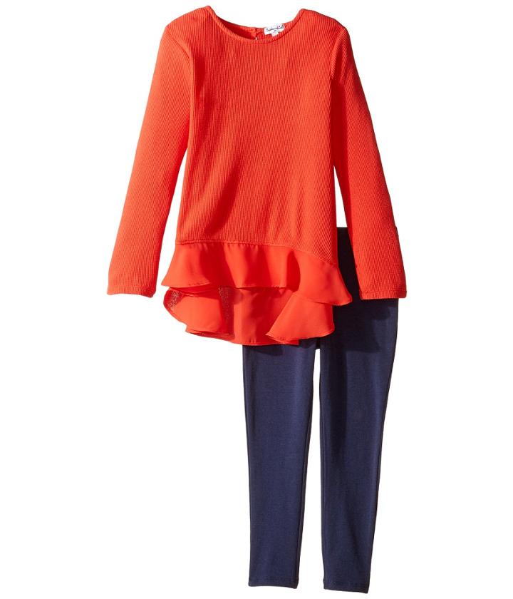 Splendid Littles - Long Sleeve Thermal With Chiffon Pants Set
