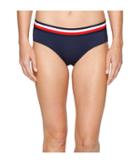Tommy Hilfiger - Signature Stripe Elastic Hipster Bikini Bottom