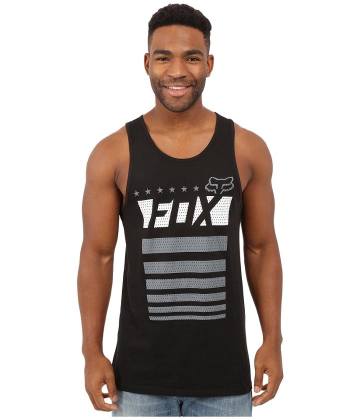 Fox - Red, White And True Tank Top