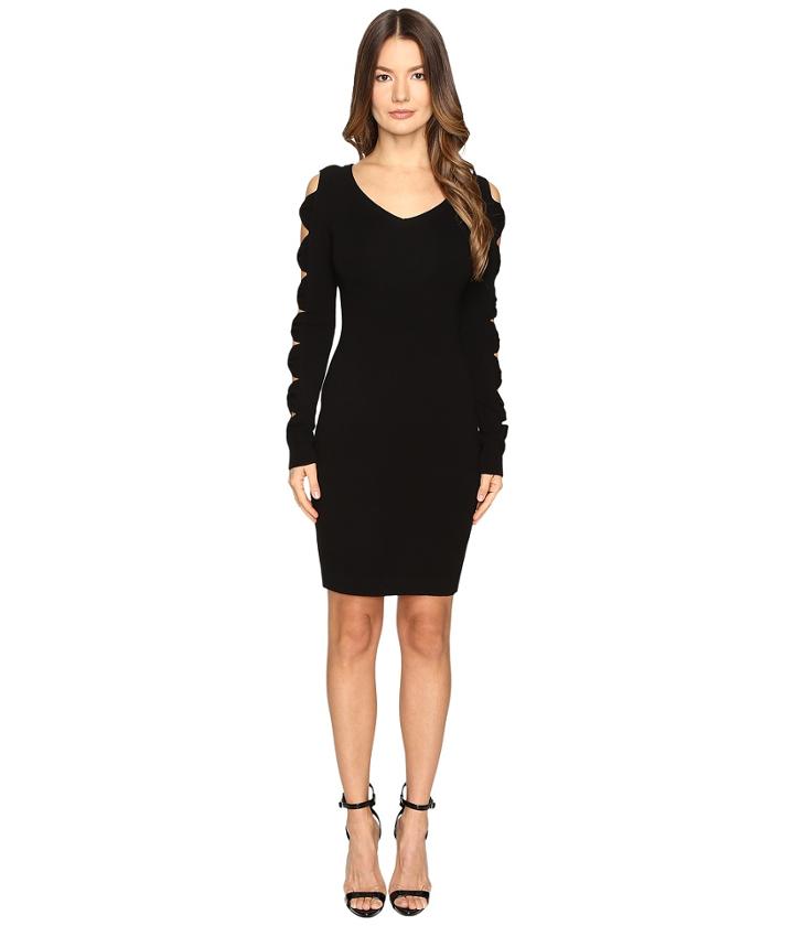 Boutique Moschino - Knit Sweater Dress With Bow Sleeves