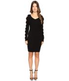 Boutique Moschino - Knit Sweater Dress With Bow Sleeves