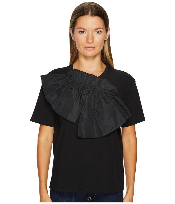 Jil Sander Navy - Jersey Tee With Bow Detail