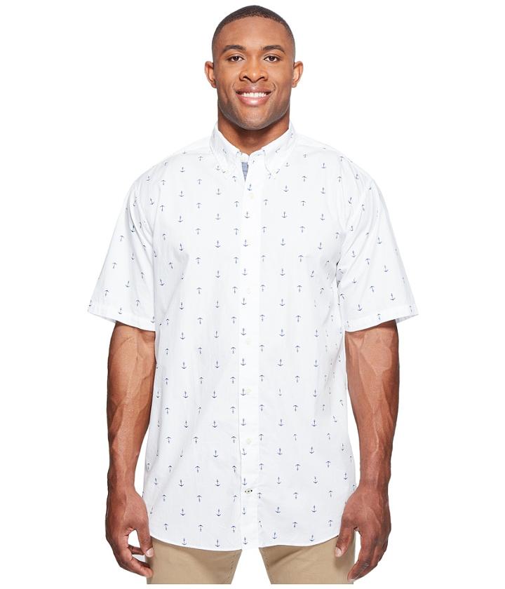 Nautica Big &amp; Tall - Big Tall Short Sleeve Anchors Print