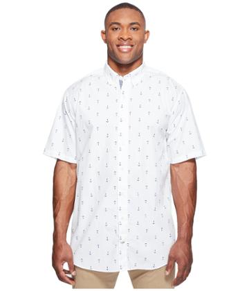 Nautica Big &amp; Tall - Big Tall Short Sleeve Anchors Print