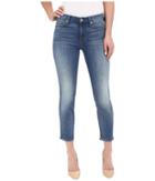 7 For All Mankind - Kimmie Crop In Supreme Vibrant Blue