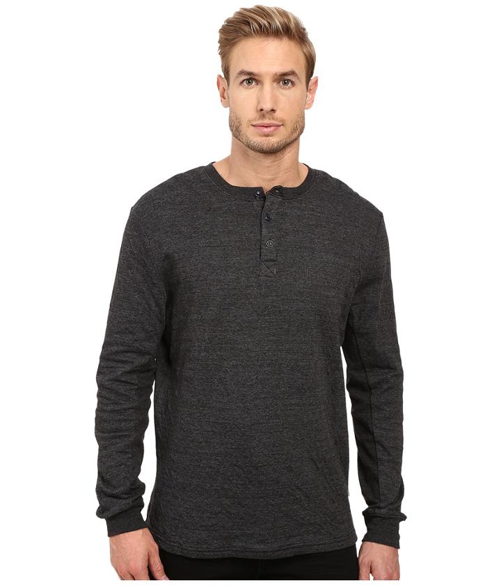 Threads 4 Thought - Double Face Long Sleeve Henley