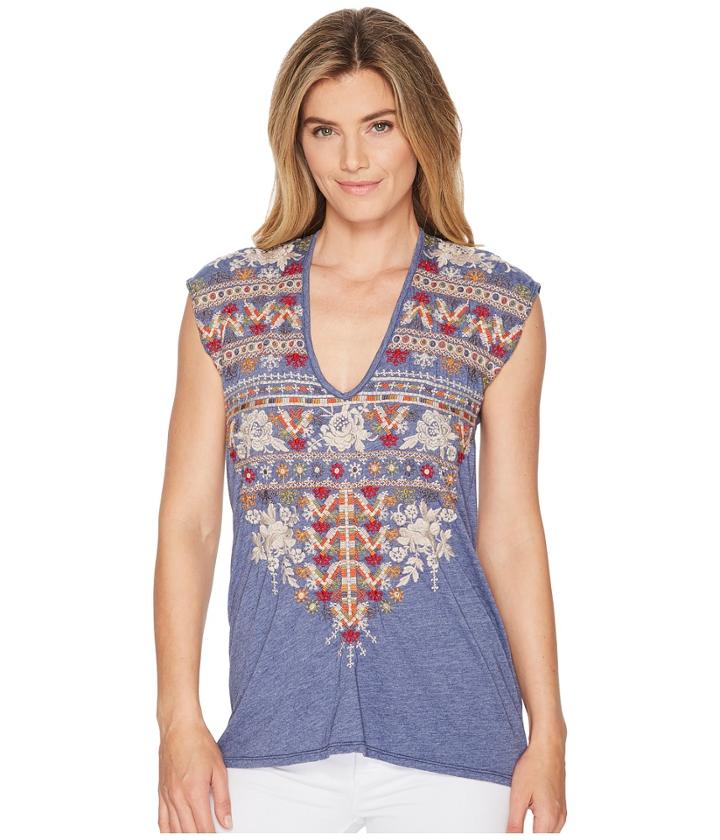 Johnny Was - Aliya Deep Scoop T-shirt