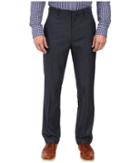 Perry Ellis - Solid Textured Dress Pants