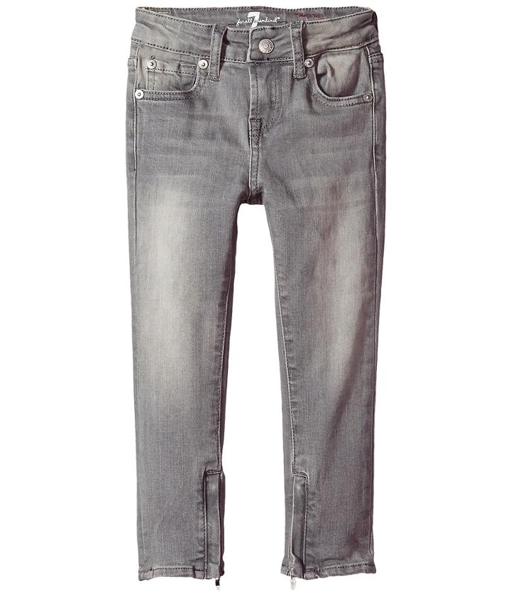 7 For All Mankind Kids - Denim Jeans In London Grey Skies