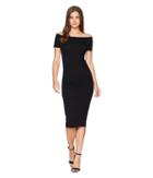 Michael Stars - Cotton Lycra Off Shoulder Dress With Removable Straps