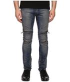 Just Cavalli - Vintage Dirty Black Moto Denim