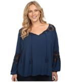 Roper - Plus Size 0445 Crepe Top