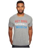 The Original Retro Brand - Hot Dogs, Baseball, Merica Tri-blend T-shirt