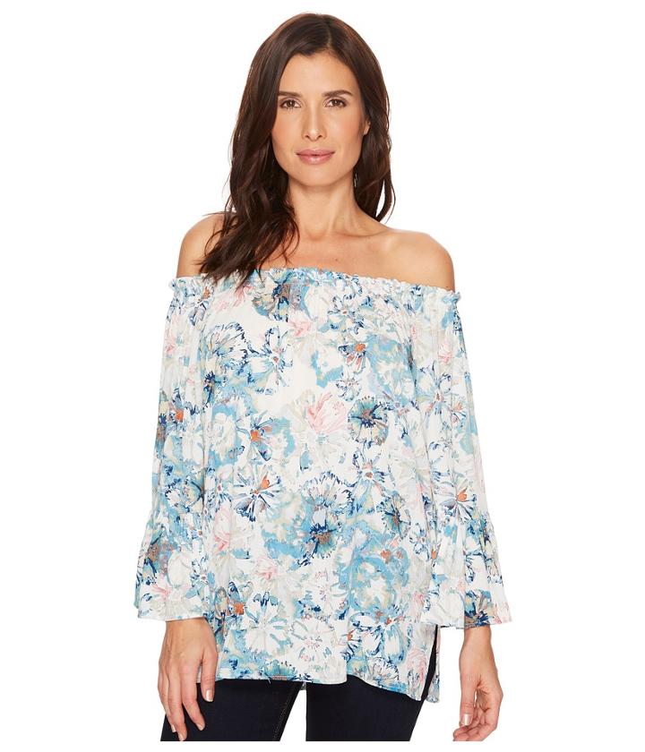 Karen Kane - Ruffle Side-slit Top