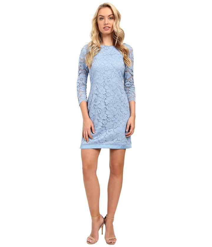Vince Camuto - Lace 3/4 Sleeve Tee Body With Combo