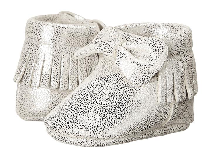 Baby Deer - Metallic Bow Moccasin