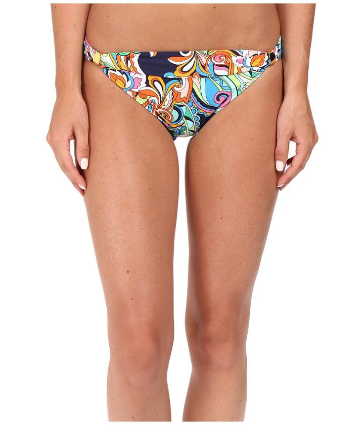 Tommy Bahama - Mare Paisley Shirred-front Hipster Bikini Bottom