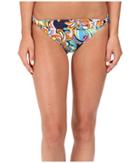 Tommy Bahama - Mare Paisley Shirred-front Hipster Bikini Bottom