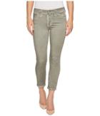 Ag Adriano Goldschmied - Prima Crop Mid-rise Cigarette Leg In Seasoaked Silver Sage