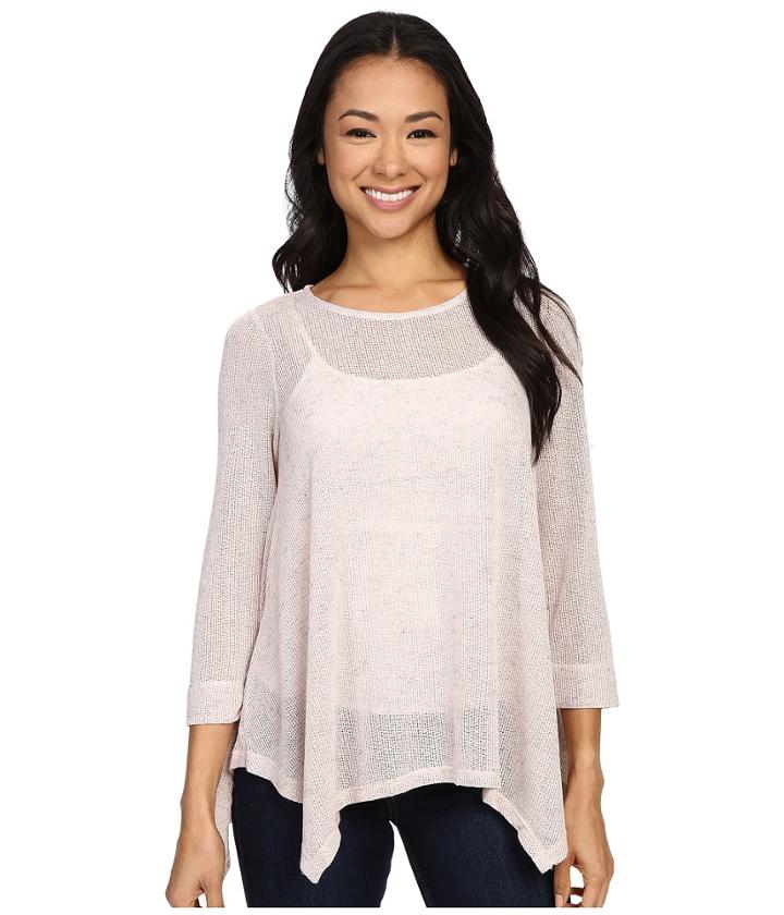 Bobeau - Langely Long Sleeve Hanky Hem