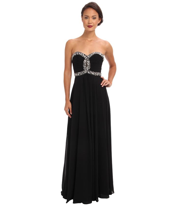 Faviana - Strapless Sweetheart Corset Back Dress 7366