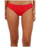 Lauren By Ralph Lauren Laguna Solids Hipster Bottom W/ Logo Plate