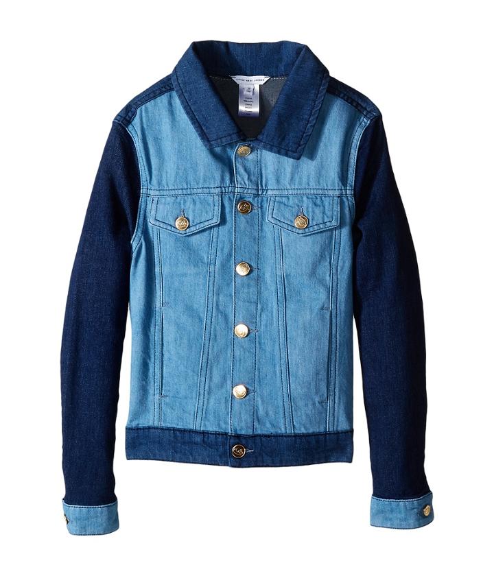 Little Marc Jacobs - Denim Jacket Leather Flag