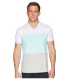 Calvin Klein - Short Sleeve Color Blocked Self Collar Polo