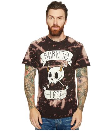 Depressed Monsters - Born To Lose Reverse Tie-dye Splatter Premium Tee