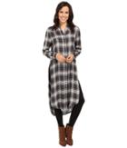 Fate - Plaid Maxi Shirt