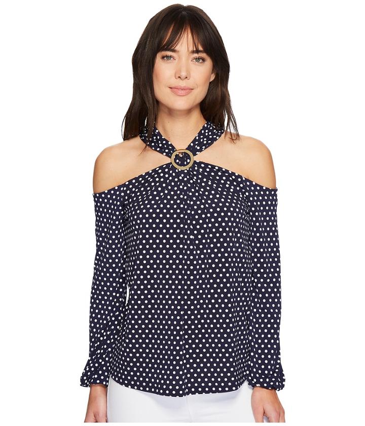 Michael Michael Kors - Simple Dot Ring Halter Top