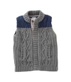 Mud Pie - Cable Sweater And Nylon Vest