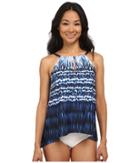 Miraclesuit - Indigo-go Peephole Tankini Top