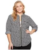 Michael Michael Kors - Plus Size Organic Wave Lock Zip Top