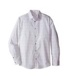 Calvin Klein Kids - Scribble Grid Print Long Sleeve Shirt