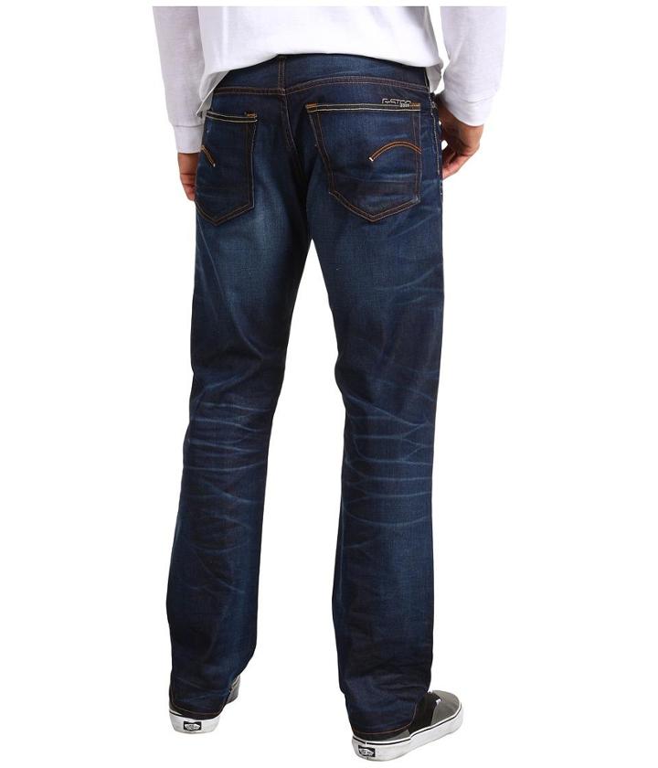 G-star 3301 Straight Jean In Lexicon Dark Aged