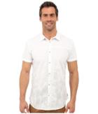 Calvin Klein Jeans - Slim Fit Faded Floral Print Short Sleeve Shirt