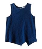 Splendid Littles - Indigo Solid High Neck Tank Top