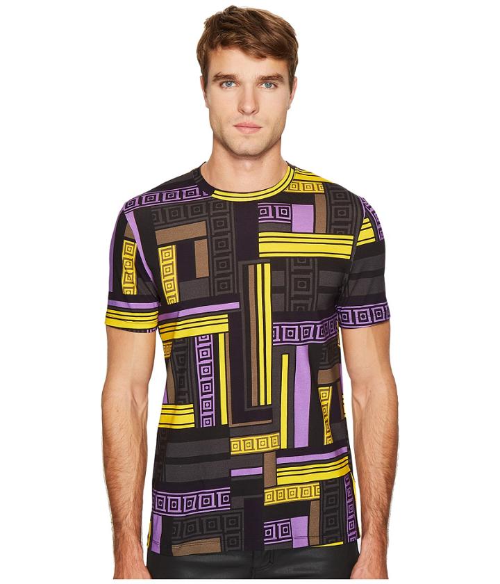 Versace Collection - Linear Print T-shirt