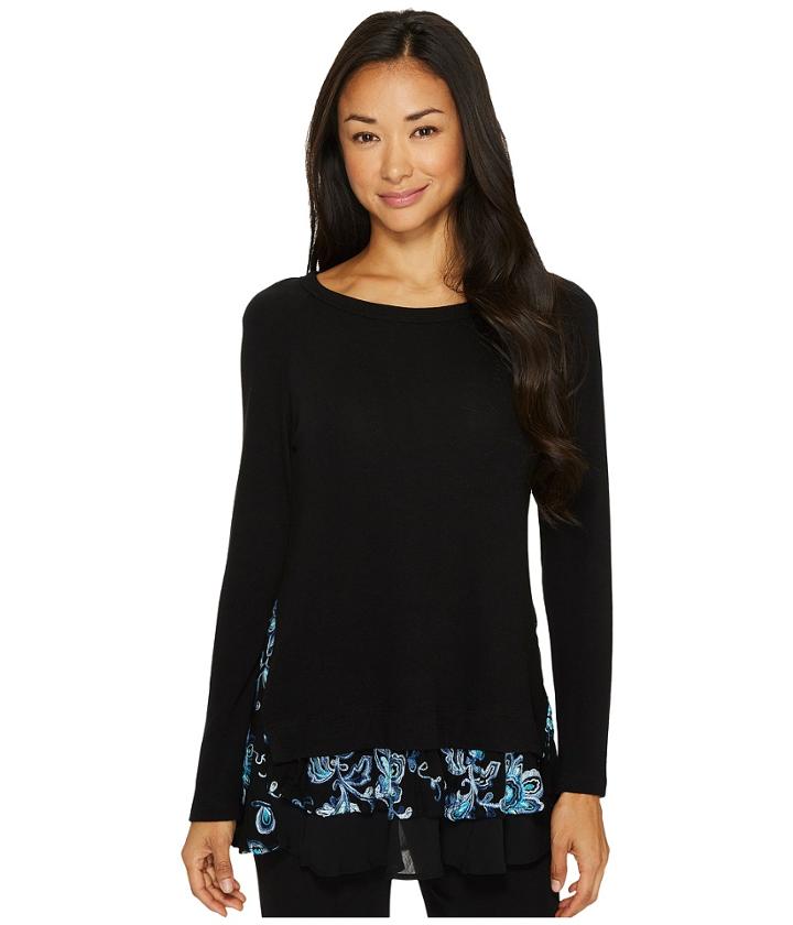Karen Kane - Embroidered Inset Sweater